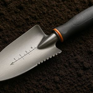 17 Sharp Serrated Edge Garden Trowel Multifunctional Stainless Steel Hand Shovel Root Cutter Saw For Dense Soil